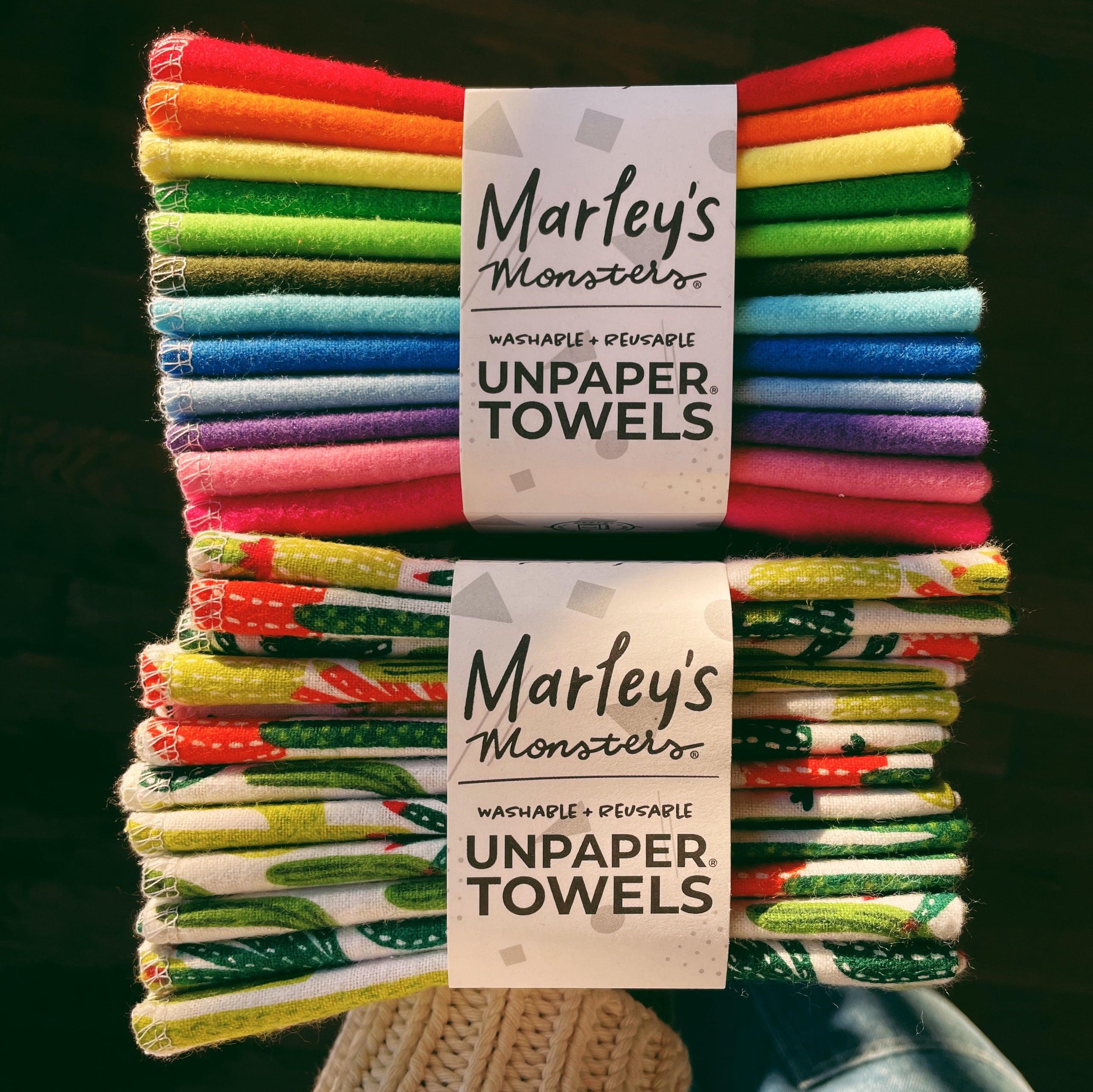 Marley's Monsters Bamboo Washcloths Set of 4 - Simple Good